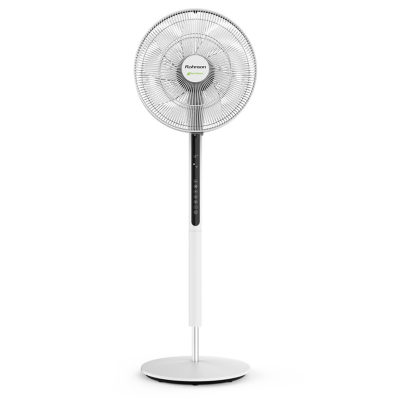 Ventilator cu picior Rohnson R8650 Natural Breeezer, putere 33W, 35cm diametru, afisaj LED, 32 setari viteza,temporizator,telecomanda ,inaltime reglabila